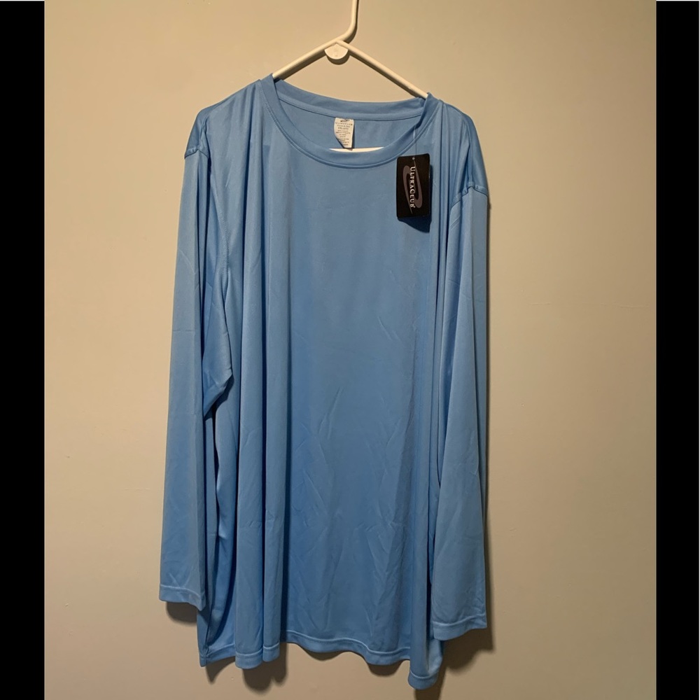 Ultra Club Cool and Dry Performance Longe Sleeve  Tee Shirt. sz 6XL